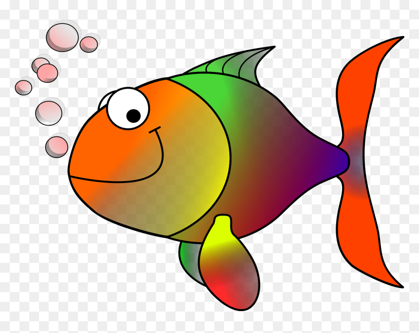 Fish Clip Art, HD Png Download - fish outline png