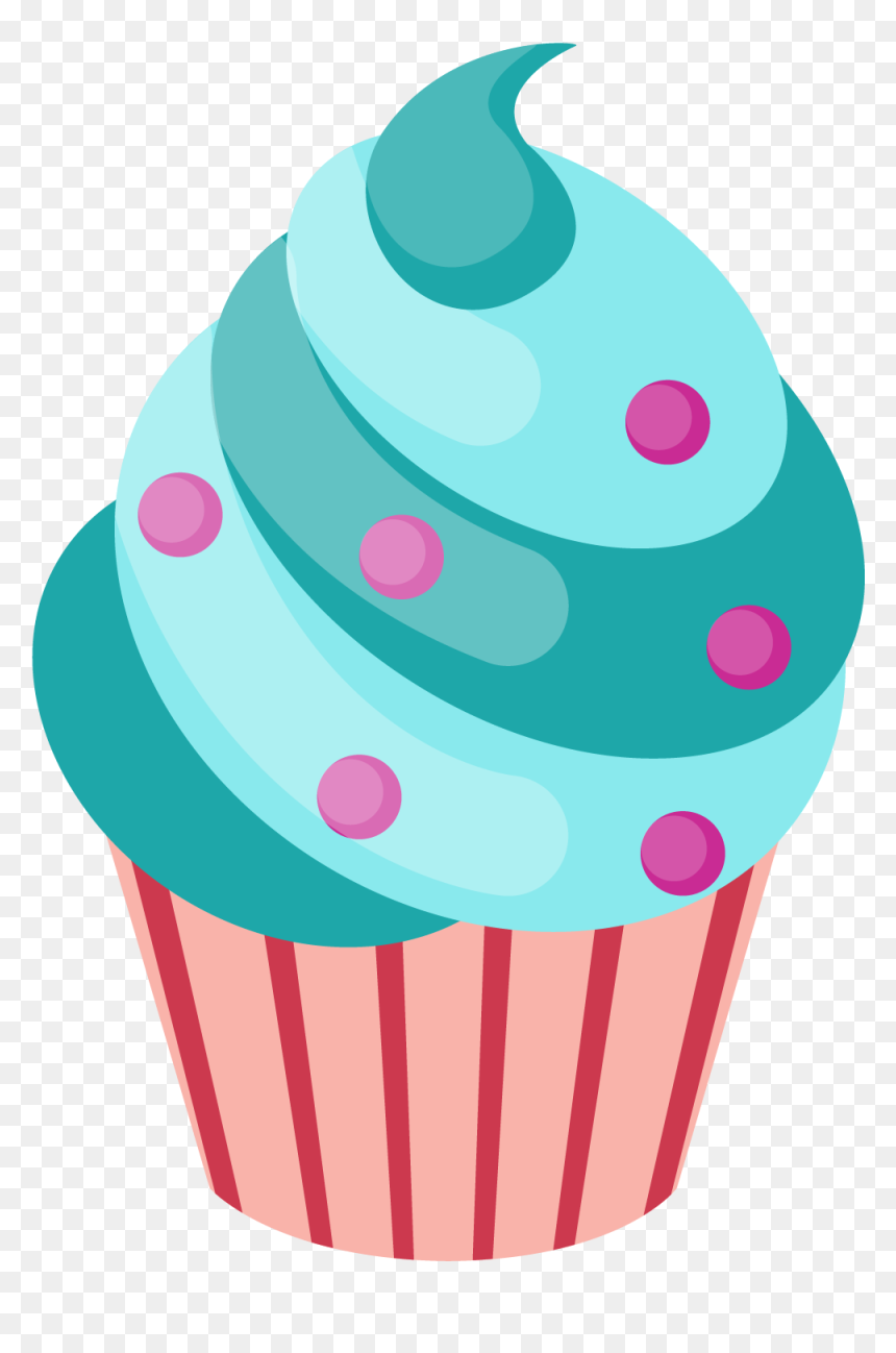 Ice Cream Cupcake Egg Tart Chocolate Cake - Ice Cream Cupcake Vector, HD Png Download - cupcake vector png