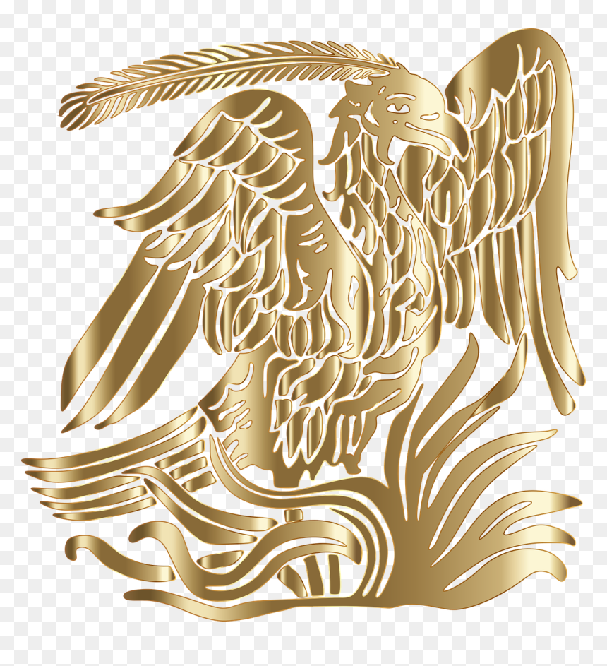 Golden Phoenix Logo Png, Transparent Png - phoenix wings png