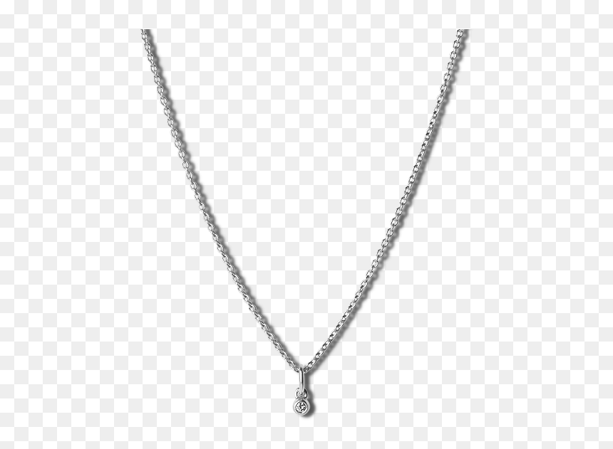 Combination Of An Anchor Chain And Diamond Pendant"
 - Necklace, HD Png Download - diamond chain png