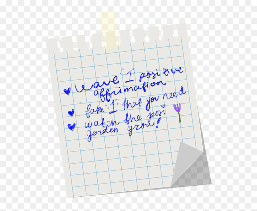 Handwriting, HD Png Download - flower field png