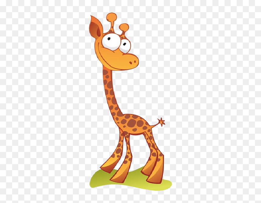 Dibujo Jirafa Graciosa, HD Png Download - giraffe clipart png