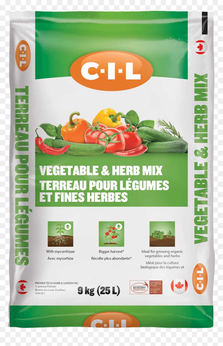 Cil Vegetable & Herb Mix - Cil Manure, HD Png Download - vegetable garden png