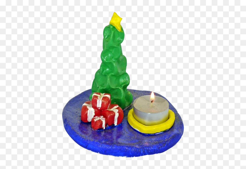 Birthday Candle, HD Png Download - christmas tree lights png