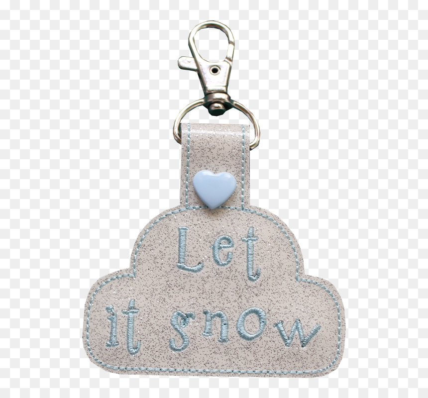 Ith Let It Snow Christmas Key Fob - Keychain, HD Png Download - let it snow png