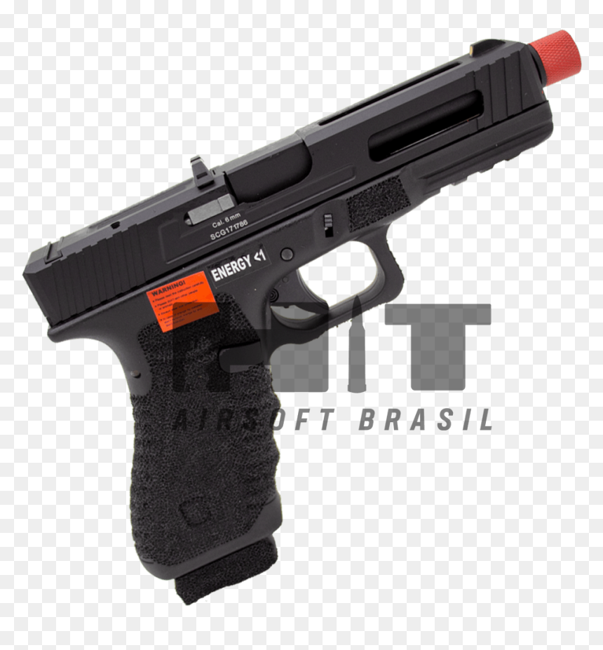 Pistola De Airsoft Gbb Skyway Secutor Glock 17 Gladius - Firearm, HD Png Download - pistolas png