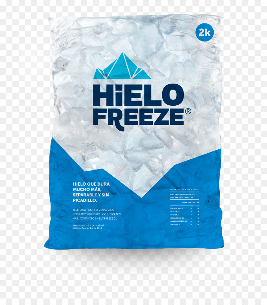 Hielo Freeze , Png Download - Bolsa De Hielo 1 Kg, Transparent Png - hielo png