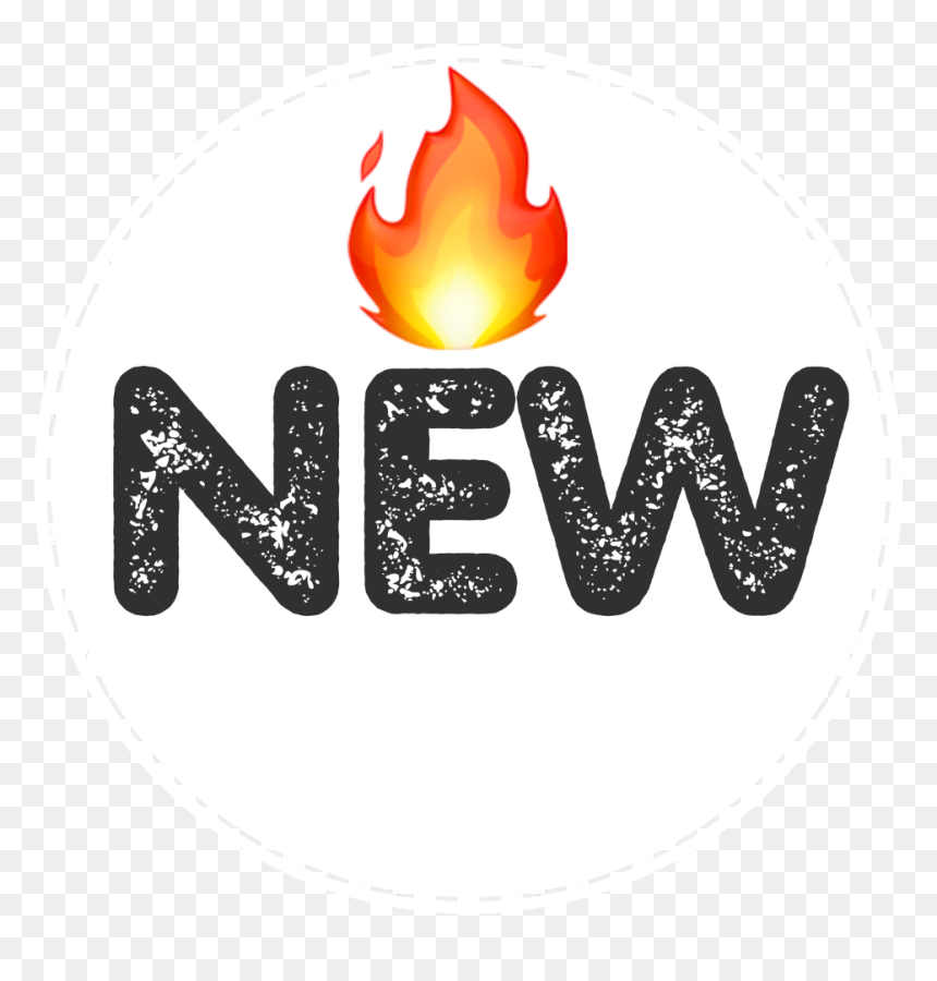 Transparent New Sticker Png - Flame, Png Download - new sticker png