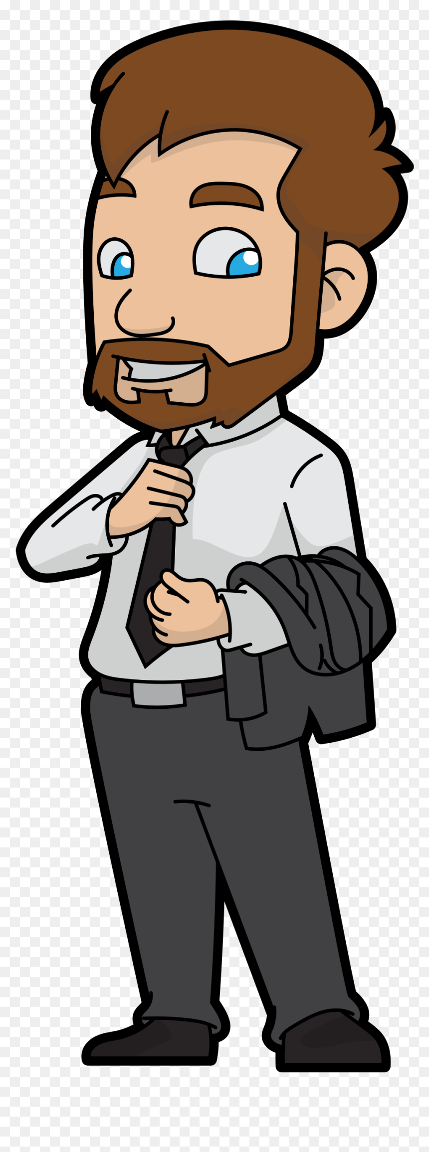 Bearded Cartoon, HD Png Download - cartoon beard png