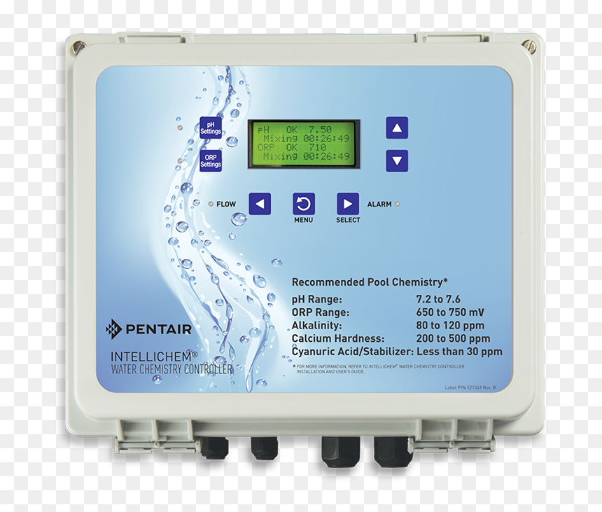 Intellichem Pentair, HD Png Download - pool water png
