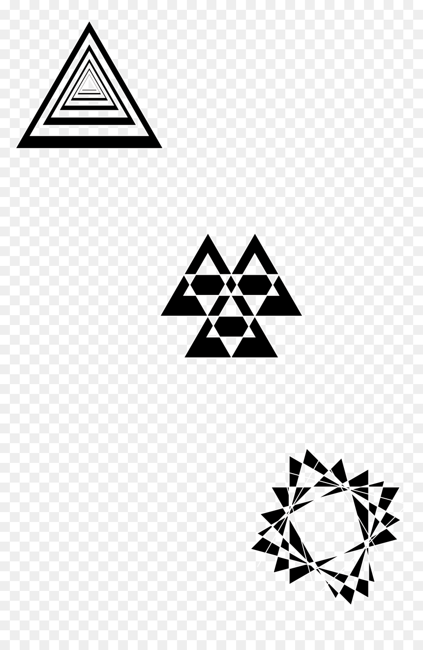 3 Triángulos Eduardo Antonio Hernandez Martín - Triangle, HD Png Download - triangulos png