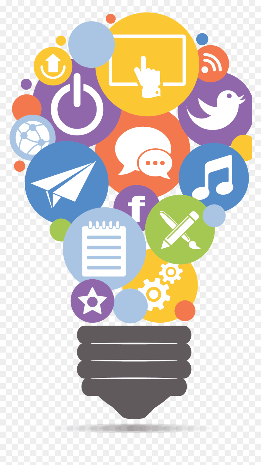 You Can Start A Website - Digital Marketing Png Light Bulb, Transparent Png - step png