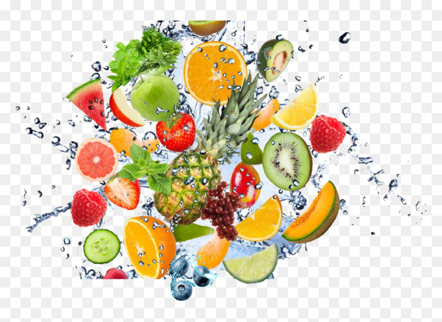 Thumb Image - Fruits And Vegetables Png, Transparent Png - fruit splash png