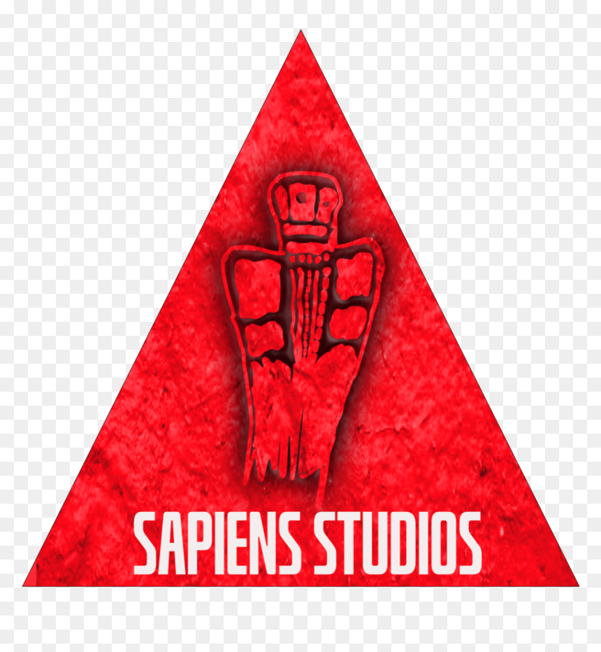Sapiens Studios Second Red Triangulo White - Poster, HD Png Download - triangulos png