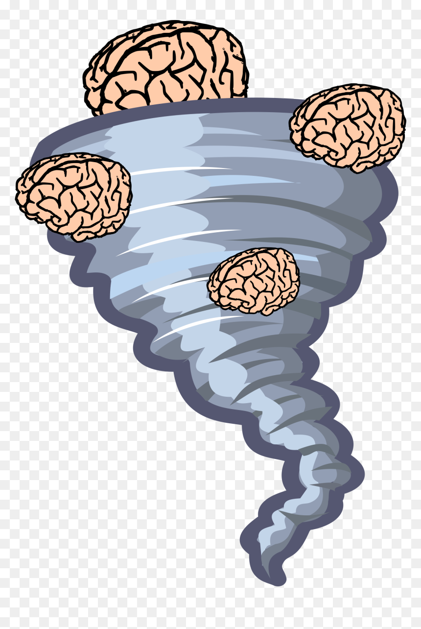 Brainstorming Is One Of The Most Fun Parts Of The Writing - Cyclone Png, Transparent Png - brainstorming png