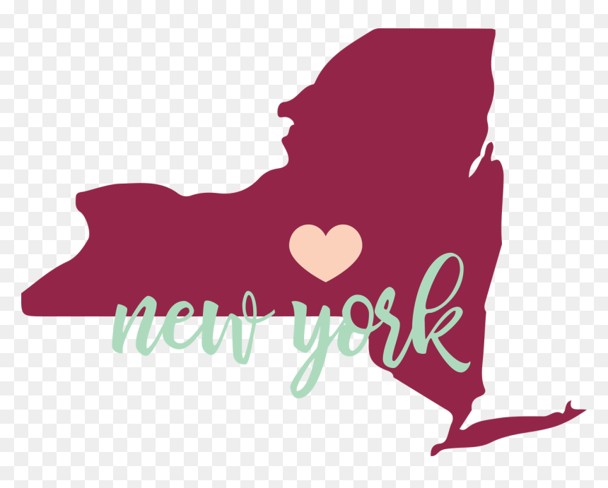 New York State Sticker , Png Download - New York State Silhouette Clipart, Transparent Png - new sticker png