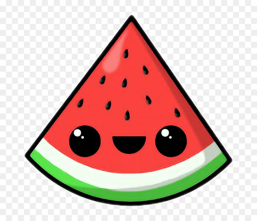 Transparent Sandia Png - Kawaii Watermelon, Png Download - sandia png