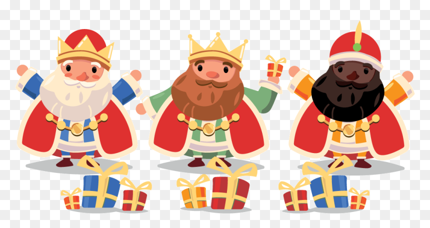 Transparent Hanging Christmas Stockings Clipart - Spain Three Kings Clip Art, HD Png Download - reyes magos png