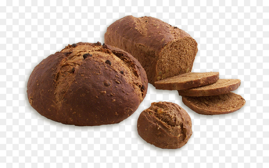 Dark Rye With Caramel Color And Golden Raisins - Pumpernickel, HD Png Download - raisins png