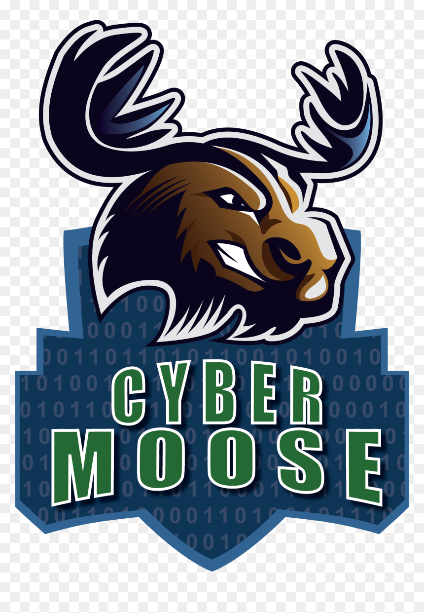 Uma Cyber Moose Ranked 17th Nationally In Cyber League - Cyber Moose, HD Png Download - moose head png