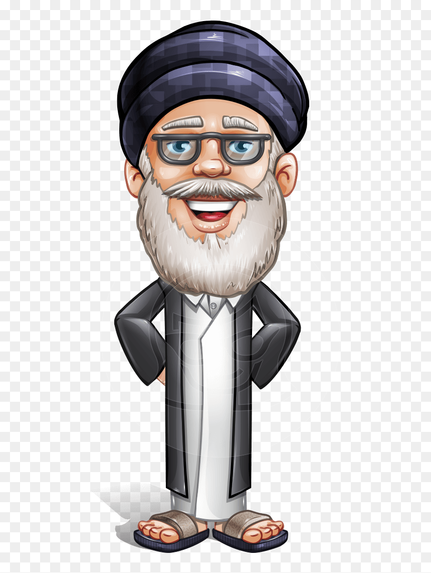 Transparent Wise Man Clipart, HD Png Download - cartoon beard png