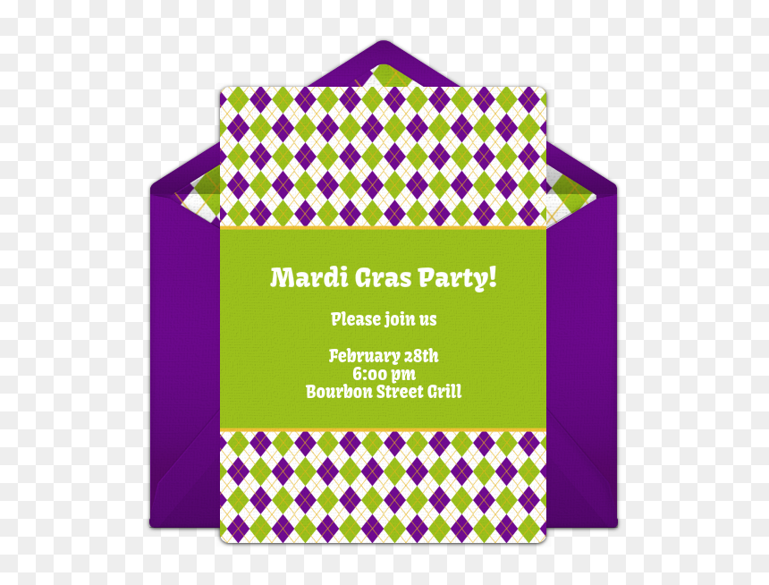 Lilac, HD Png Download - mardi gras border png