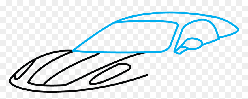Transparent Fast Car Png - Draw A Ferrari Car, Png Download - step png
