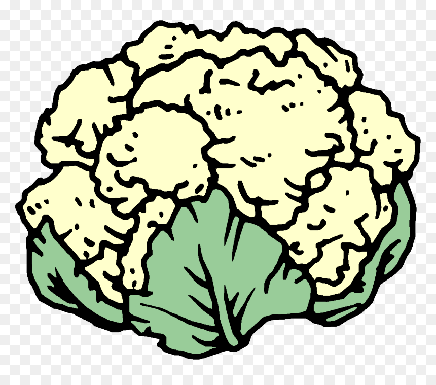 Cauliflower Broccoli Cabbage - Cauliflower Clip Art, HD Png Download - cauliflower png