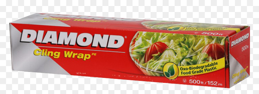 Diamond Cling Wrap 500 Ft - Diamond Cling Wrap Png, Transparent Png - plastic wrap png