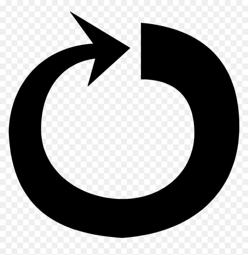 Arrow Black Free Stock Photo - Counterclockwise Clipart, HD Png Download - circle arrows png