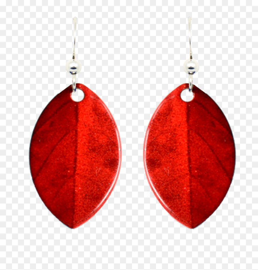 Earrings , Png Download - Earrings, Transparent Png - red leaf png