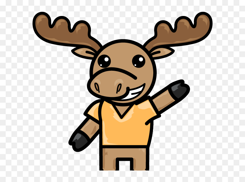 Brightspace D2l Moose, HD Png Download - moose head png
