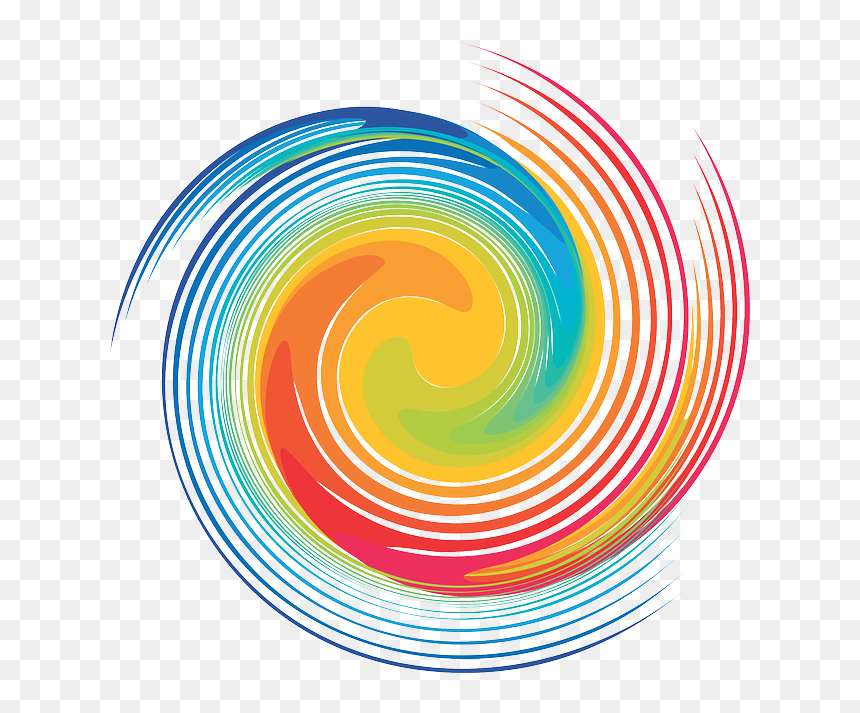 Swirl, Color, Abstract - Color Swirl, HD Png Download - blue swirl png