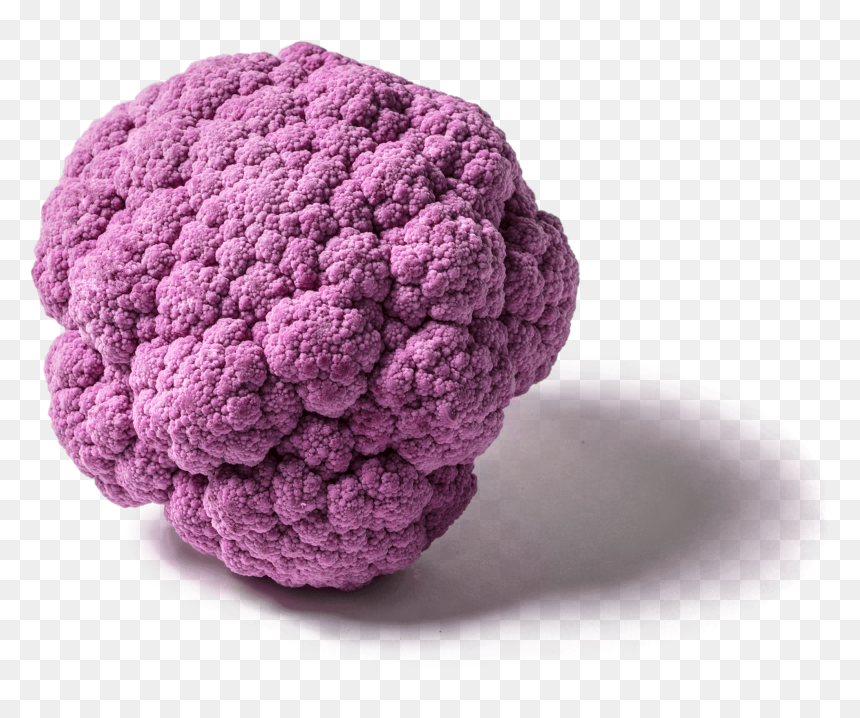 Purple Cauliflower Png, Transparent Png - cauliflower png