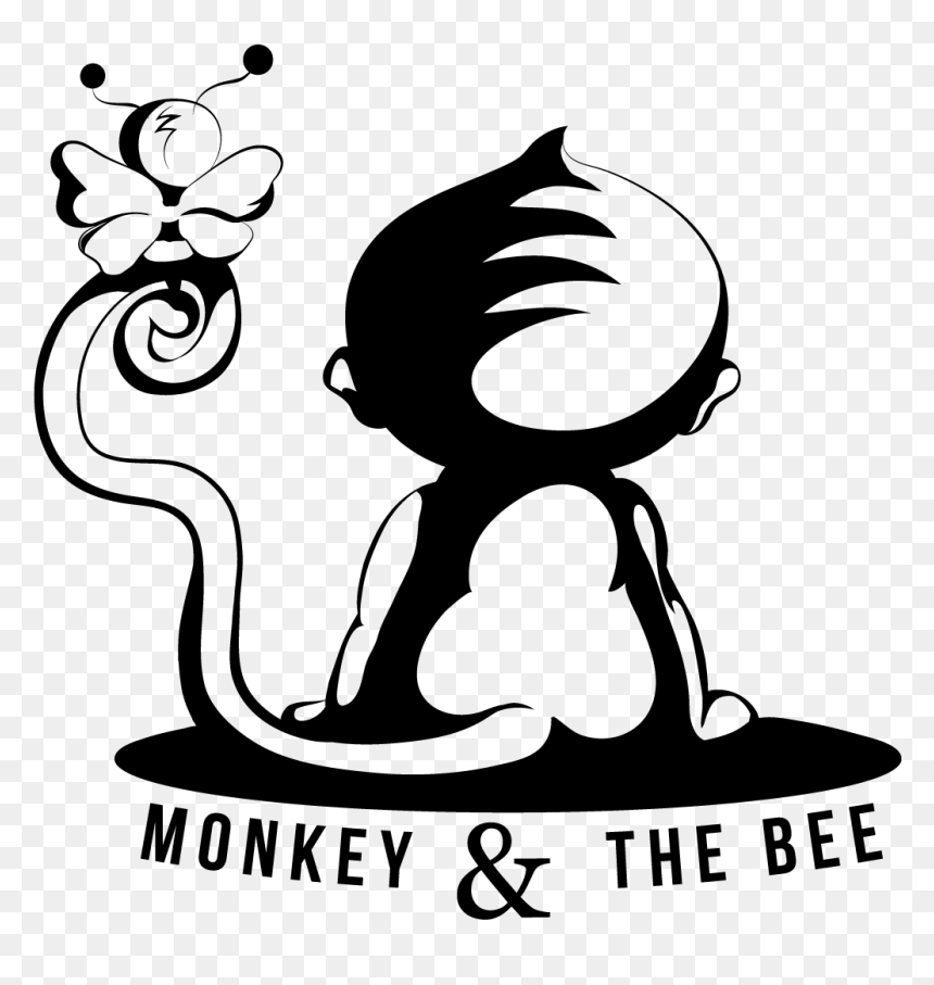 Transparent Dripping Honey Png - Monkey And Bee, Png Download - dripping honey png