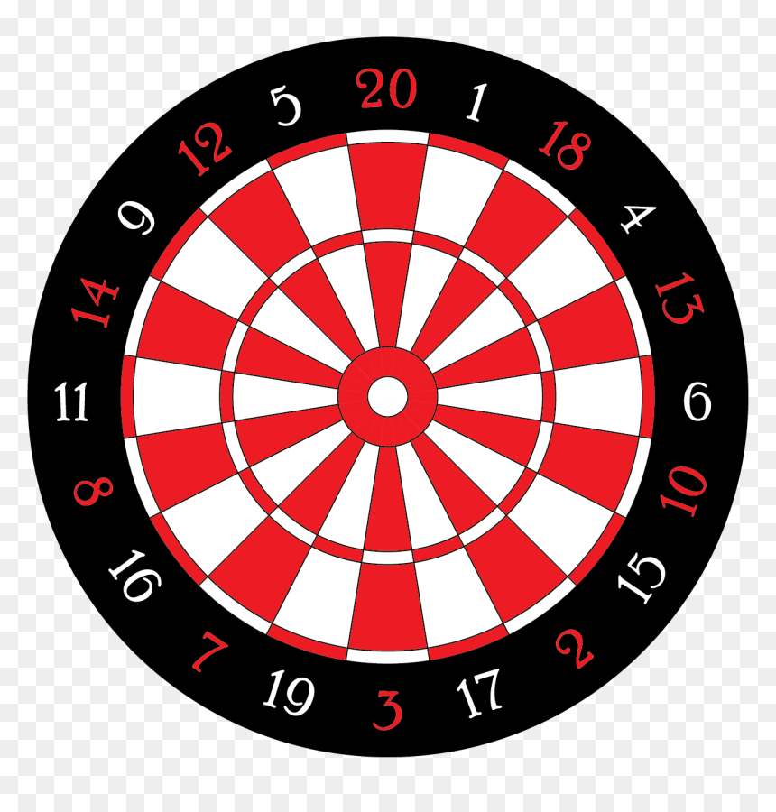 Dartboard Lost In The - Dart Board Black And White, HD Png Download - dartboard png