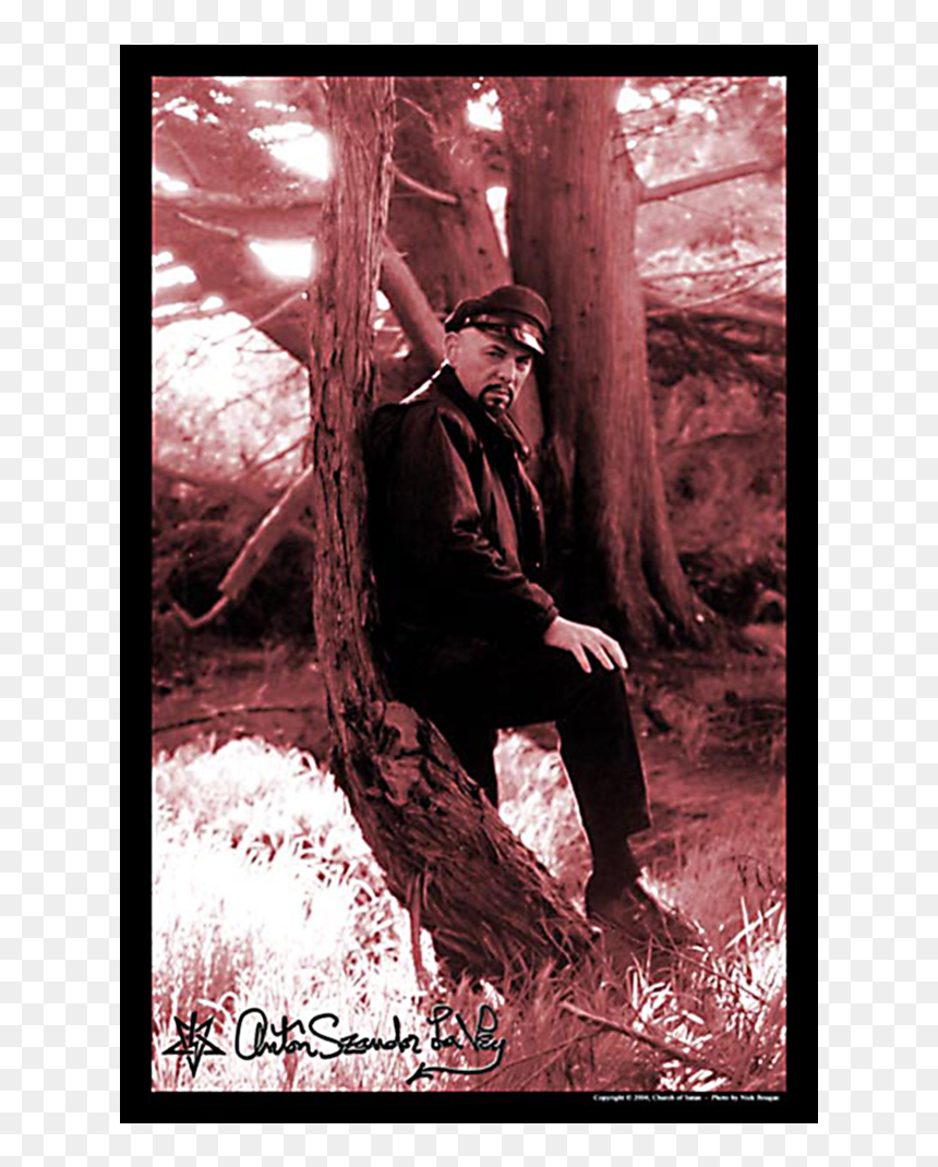 Anton Lavey Signature Print - Anton Lavey, HD Png Download - satanic cross png