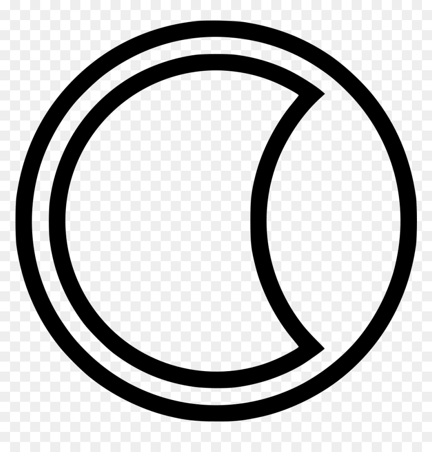 Moon - Icon, HD Png Download - moon drawing png