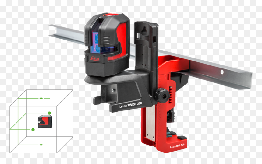 Leica Lino L2p5g Green Point Line Laser, HD Png Download - green laser png