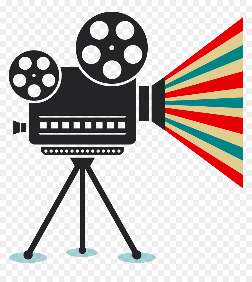 Graphic Freeuse Download Film Projector Clipart - Movie Projector Clipart, HD Png Download - camera png transparent