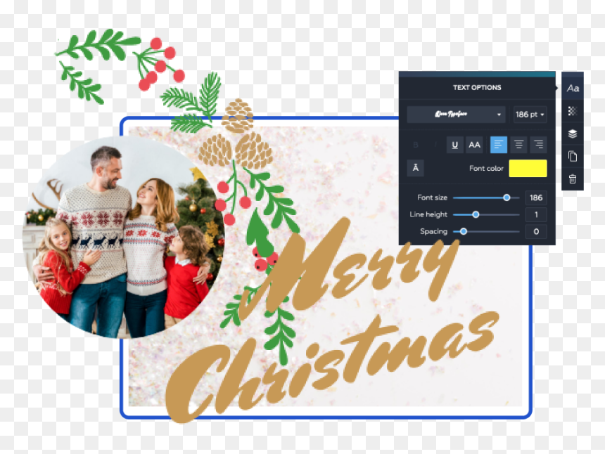 Edit Your First Xmas Card - Christmas Eve, HD Png Download - christmas card png
