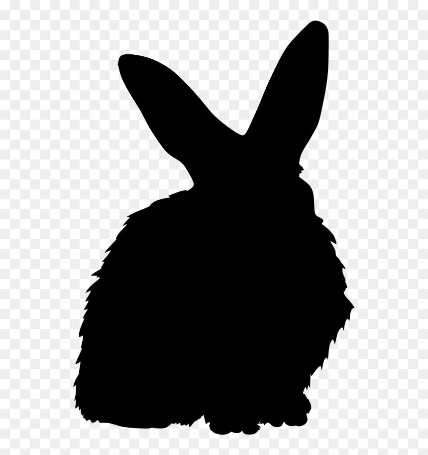 Rabbit Silhouette Png, Transparent Png - rabbit silhouette png