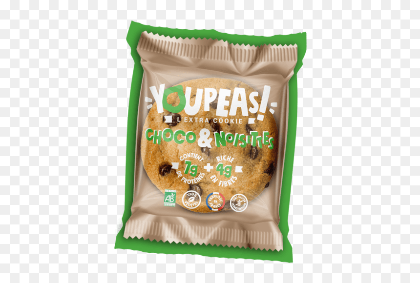 Youpeas Cookie Choco Noisettes - Confectionery, HD Png Download - chocolate chips png