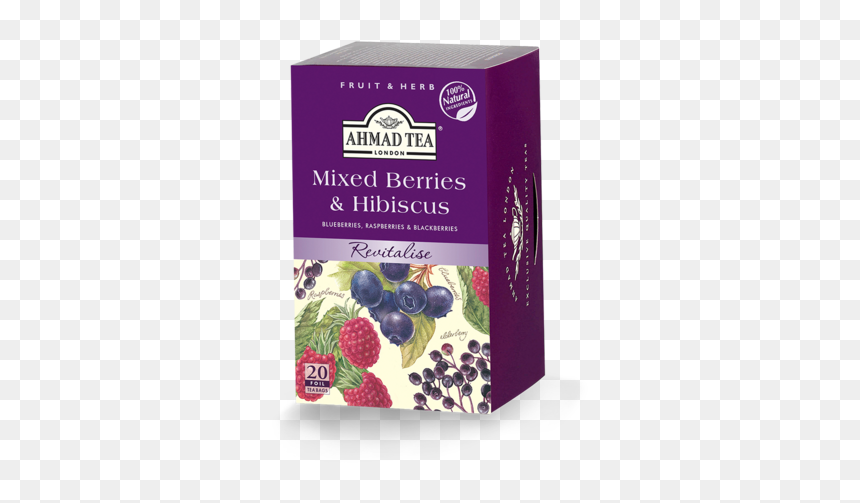 Ahmad Tea Mixed Berries And Hibiscus, HD Png Download - blackberries png