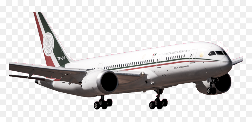 Avion Presidencial Mexicano Png, Transparent Png - aviones png