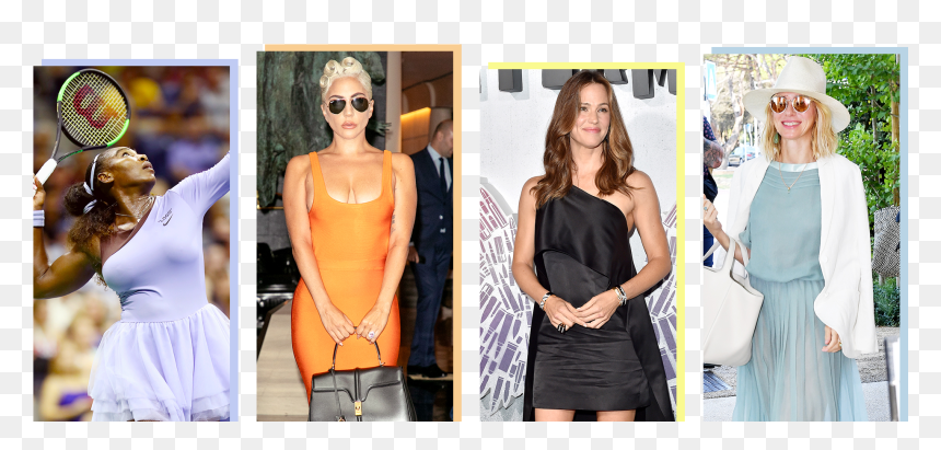 Photo Composite Of Serena Williams Lady Gaga Jennifer - Girl, HD Png Download - chloe grace moretz png