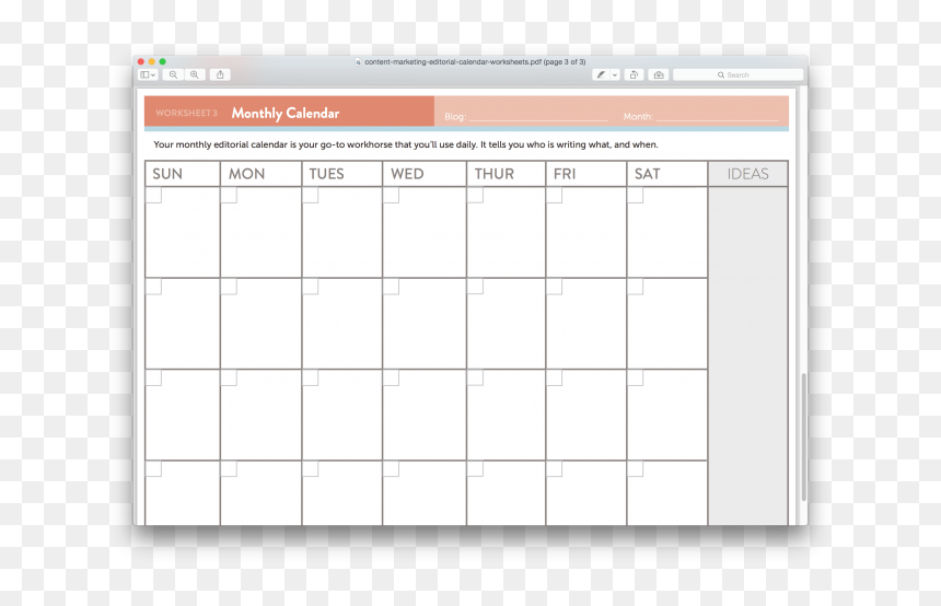 15 New Social Media Templates To Save You Even More - Spreadsheet, HD Png Download - calendar template png