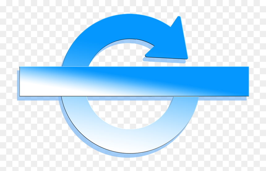 Arrows Round District Renewal Thing Isolated Form - Circle, HD Png Download - circle arrows png
