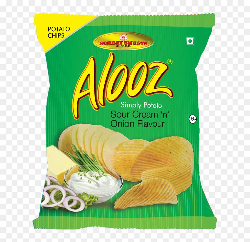 Bombay Sweets Alooz Potato Chips Review - Potato Chip, HD Png Download - potato chip png