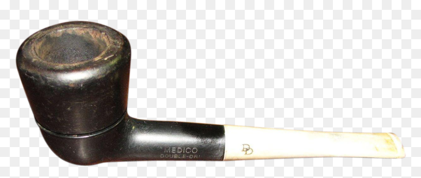 1950s Medico Double Dri Filtered Tobacco Smoking Pipe - Putter, HD Png Download - smoking pipe png
